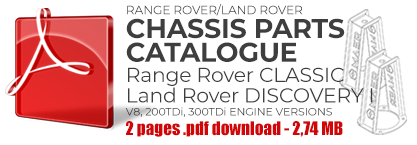 Range Rover CLASSIC/Land Rover DISCOVERY I chassis parts catalogue