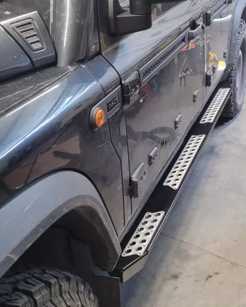 Grenadier SIDE STEPS with stainless steel covers
