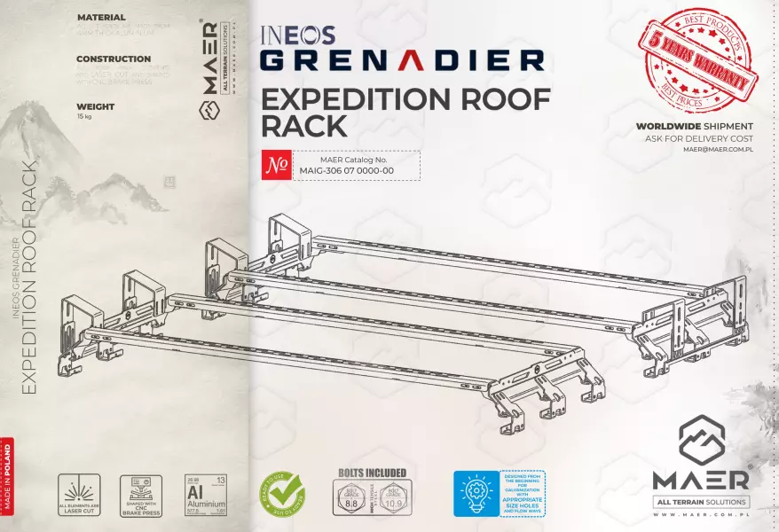 Grenadier EXPEDITION ROOF RACK