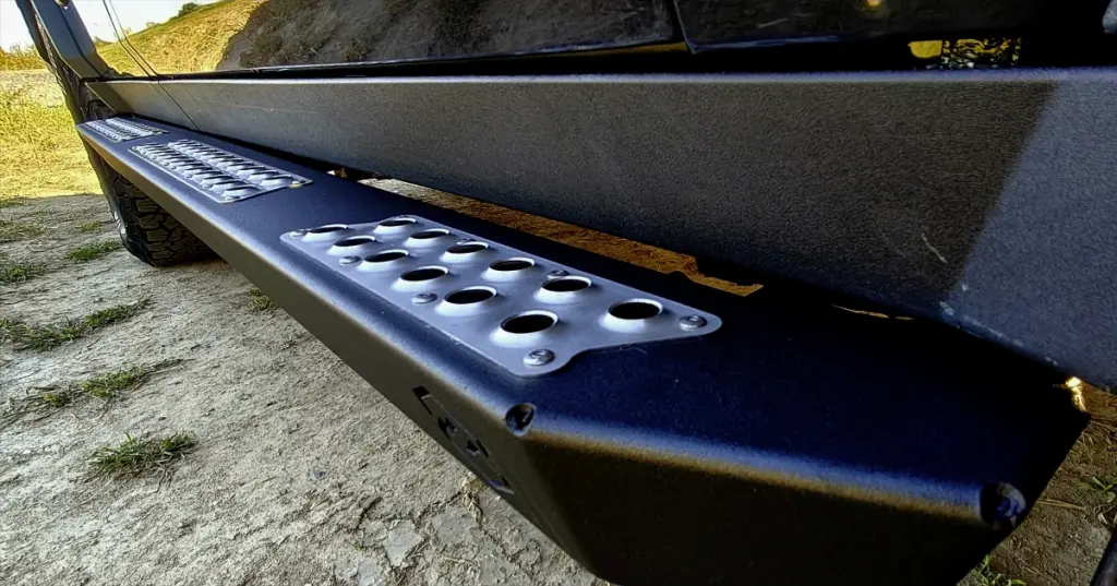 Grenadier SIDE STEPS with stainless steel covers
