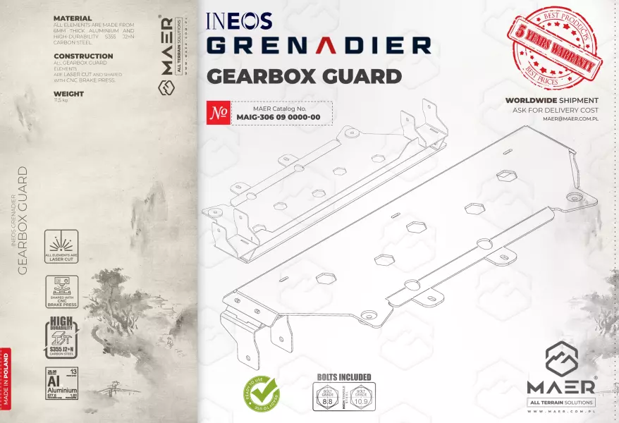 Grenadier GEARBOX GUARD