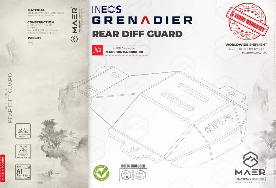 Grenadier REAR DIFF GUARD