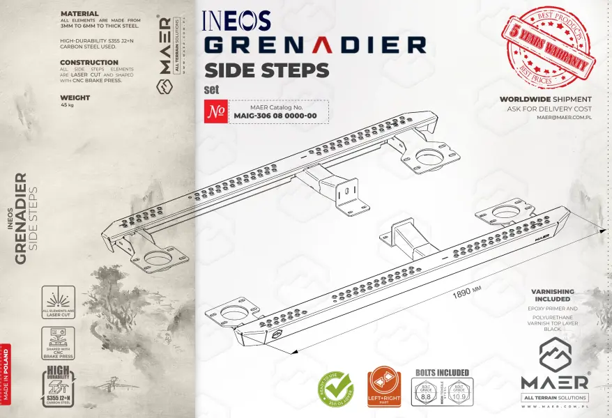 Grenadier SIDE STEPS