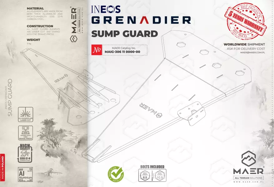 Grenadier SUMP GUARD