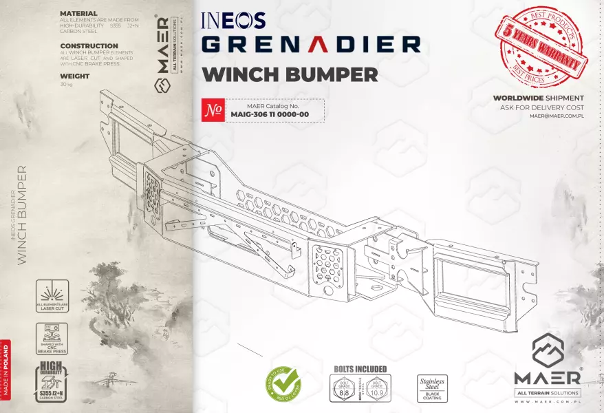 Grenadier WINCH BUMPER 