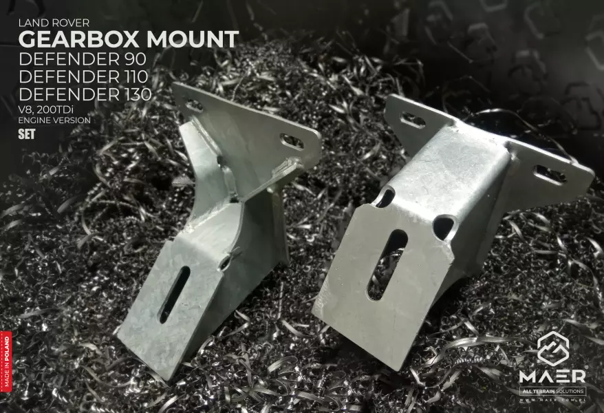 Land Rover Defender V8, 200TDi GEARBOX MOUNT set