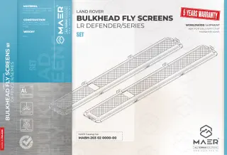 DEFENDER / SERIES Bulkhead Fly Screens set