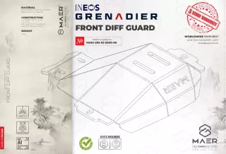 Grenadier FRONT DIFF GUARD