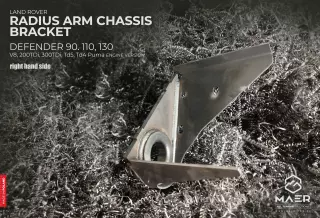 Land Rover Defender  90, 110, 130  V8, 200 TDi, 300 TDi, Td5, Td4 Puma RADIUS ARM CHASSIS BRACKET right