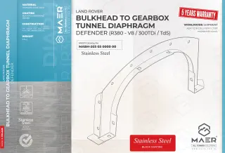 Defender Bulkhead to Gearbox Tunnel Diaphragm