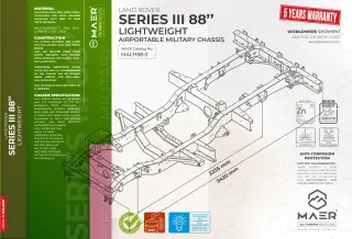 SERIES III 88 Lightweight / Airportable military chassis