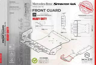 Mercedes Sprinter 4x4 FRONT GUARD