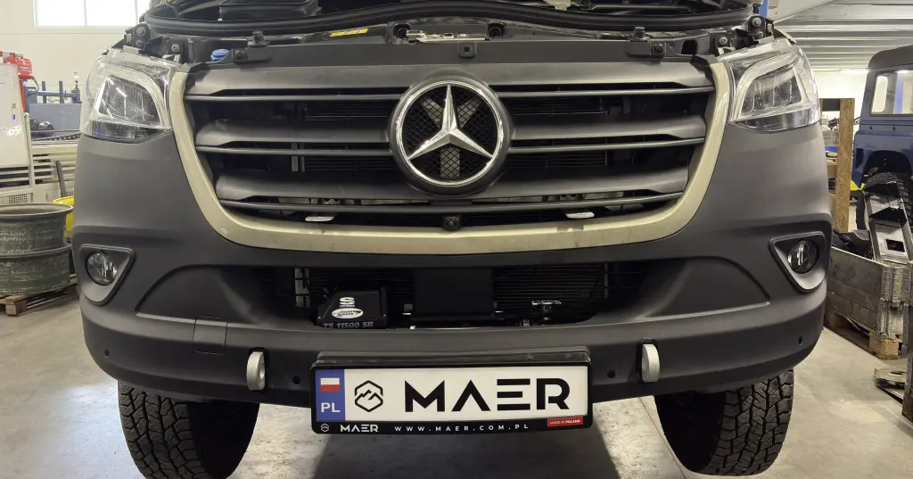 Mercedes Sprinter 4x4 (w907) WINCH PLATE